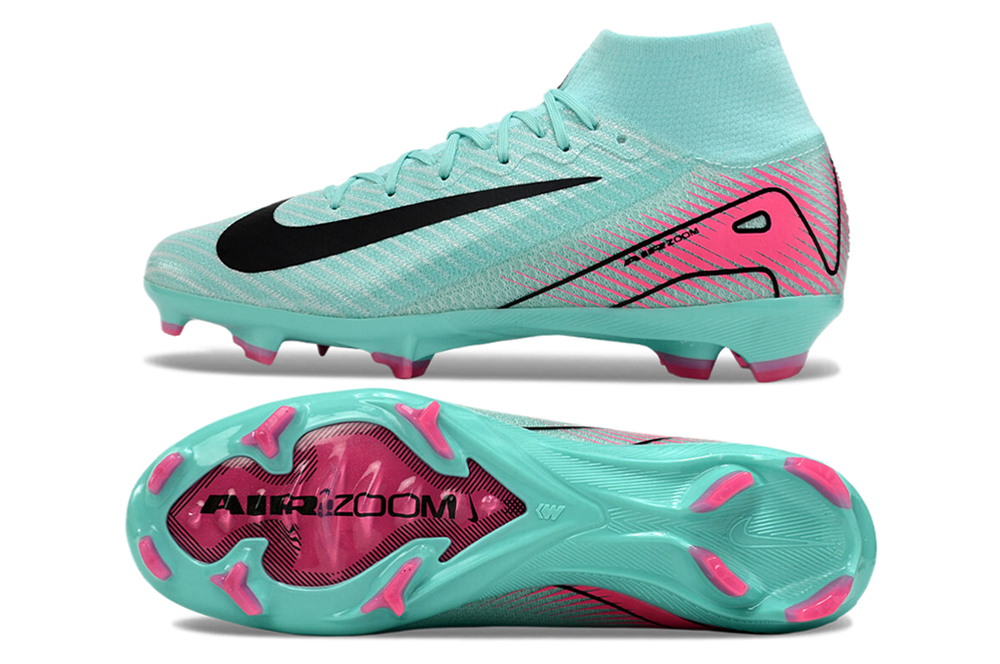 Assassins 16th Generation High Top Built-in Bonded Pack Set Full Air Cushion Waterproof Knitted FG Football Shoes