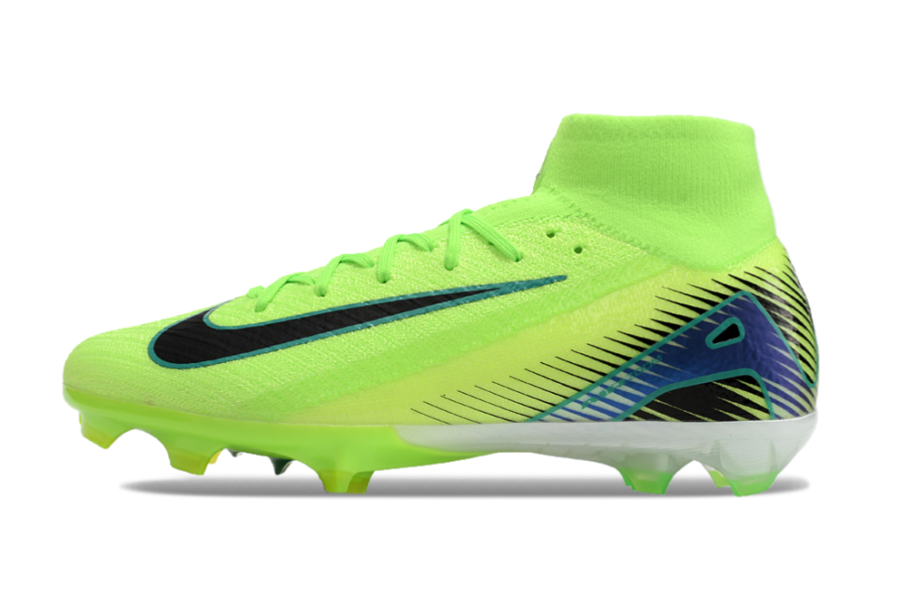 Assassins 16th Generation High Top Built-in Bonded Pack Set Full Air Cushion Waterproof Knitted FG Football Shoes