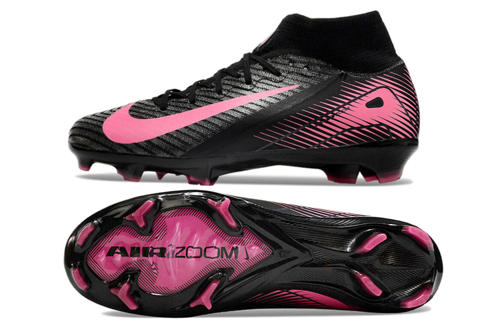 Assassins 16th Generation High Top Built-in Bonded Pack Set Full Air Cushion Waterproof Knitted FG Football Shoes