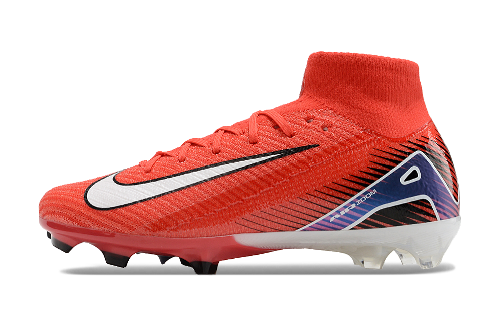 Assassins 16th Generation High Top Built-in Bonded Pack Set Full Air Cushion Waterproof Knitted FG Football Shoes