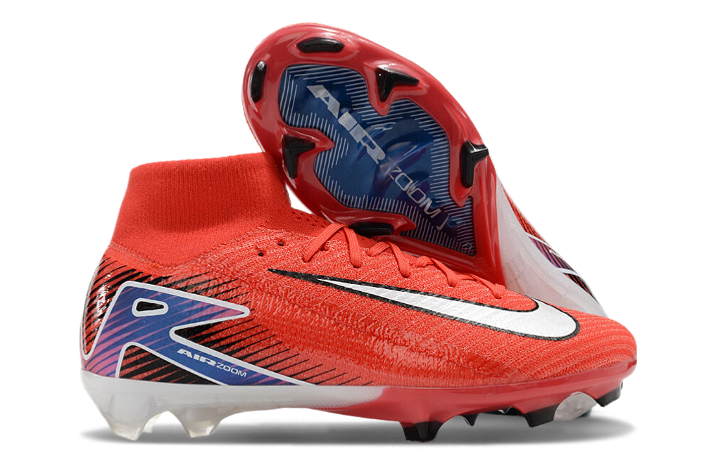 Assassins 16th Generation High Top Built-in Bonded Pack Set Full Air Cushion Waterproof Knitted FG Football Shoes