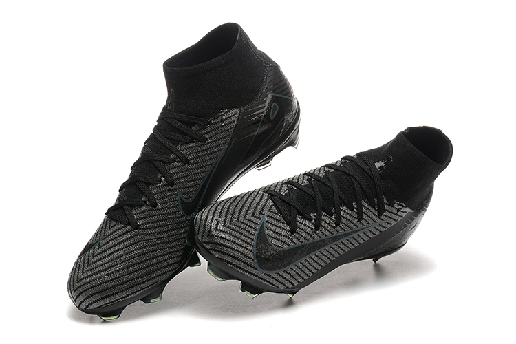 Assassins 16th Generation High Top Built-in Bonded Pack Set Full Air Cushion Waterproof Knitted FG Football Shoes