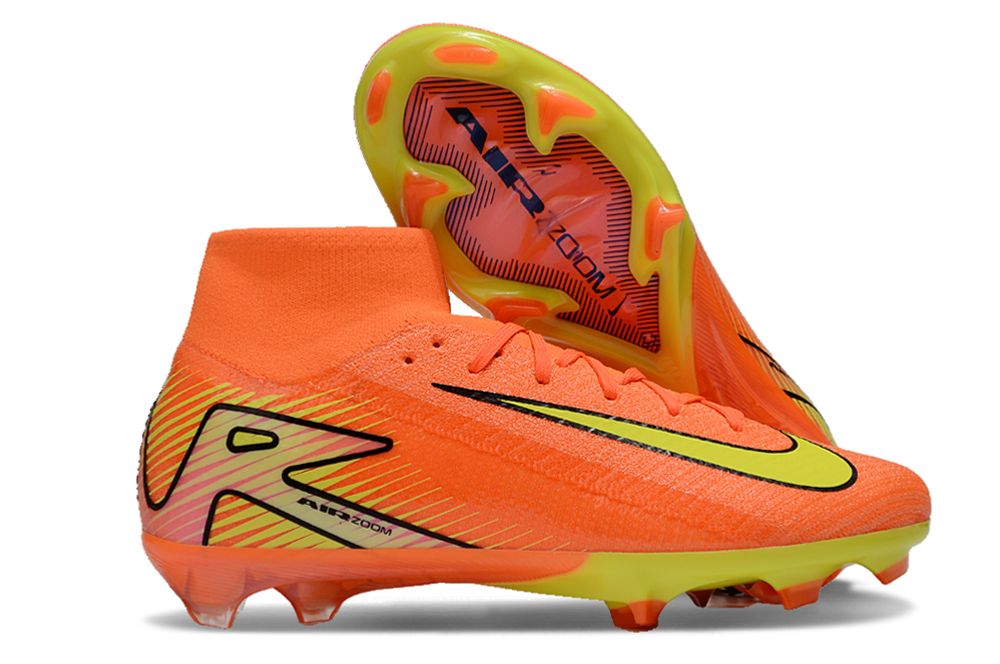 Assassins 16th Generation High Top Built-in Bonded Pack Set Full Air Cushion Waterproof Knitted FG Football Shoes