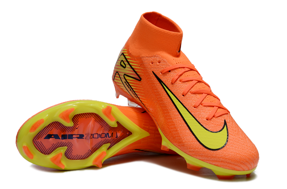 Assassins 16th Generation High Top Built-in Bonded Pack Set Full Air Cushion Waterproof Knitted FG Football Shoes