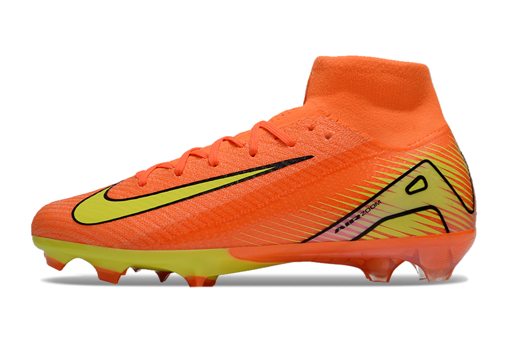 Assassins 16th Generation High Top Built-in Bonded Pack Set Full Air Cushion Waterproof Knitted FG Football Shoes