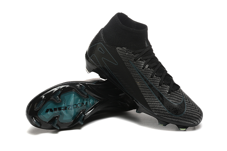 Assassins 16th Generation High Top Built-in Bonded Pack Set Full Air Cushion Waterproof Knitted FG Football Shoes