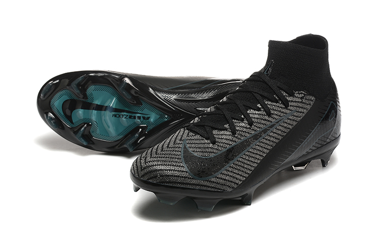 Assassins 16th Generation High Top Built-in Bonded Pack Set Full Air Cushion Waterproof Knitted FG Football Shoes