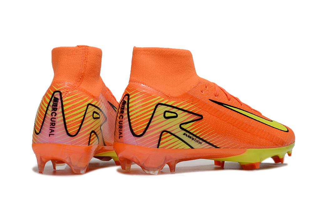 Assassins 16th Generation High Top Built-in Bonded Pack Set Full Air Cushion Waterproof Knitted FG Football Shoes
