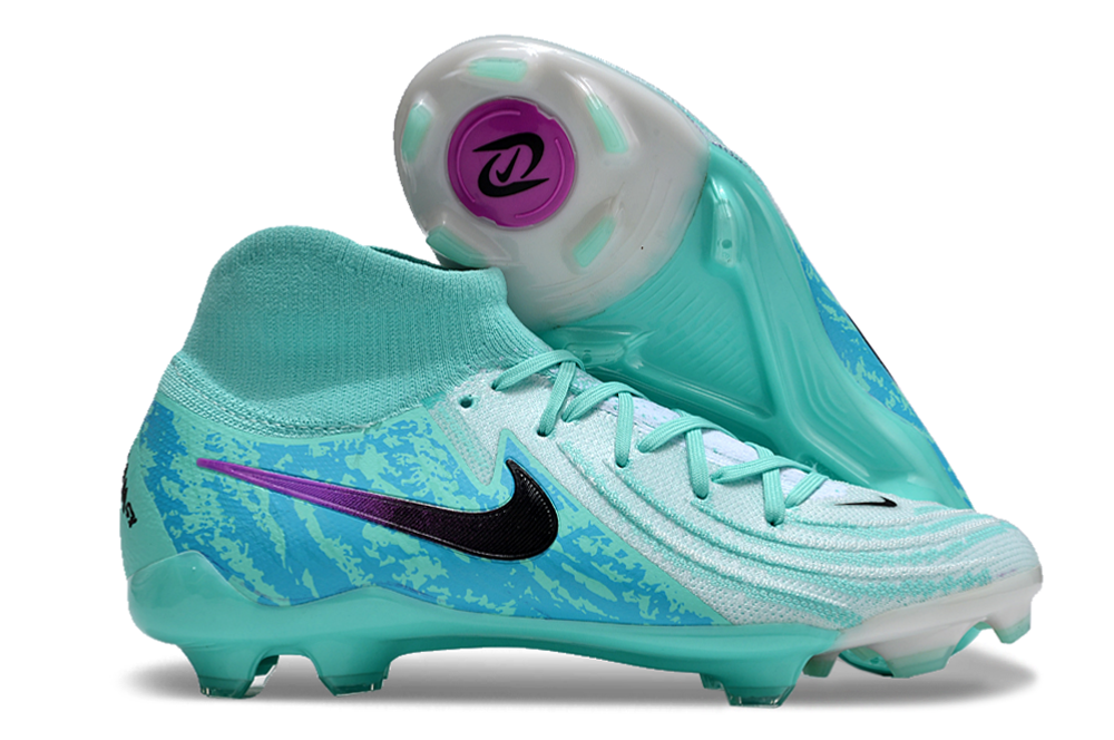 High-top waterproof full knit moon brake original sole FG football Shoes