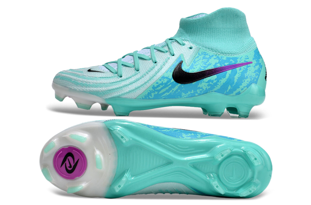 High-top waterproof full knit moon brake original sole FG football Shoes