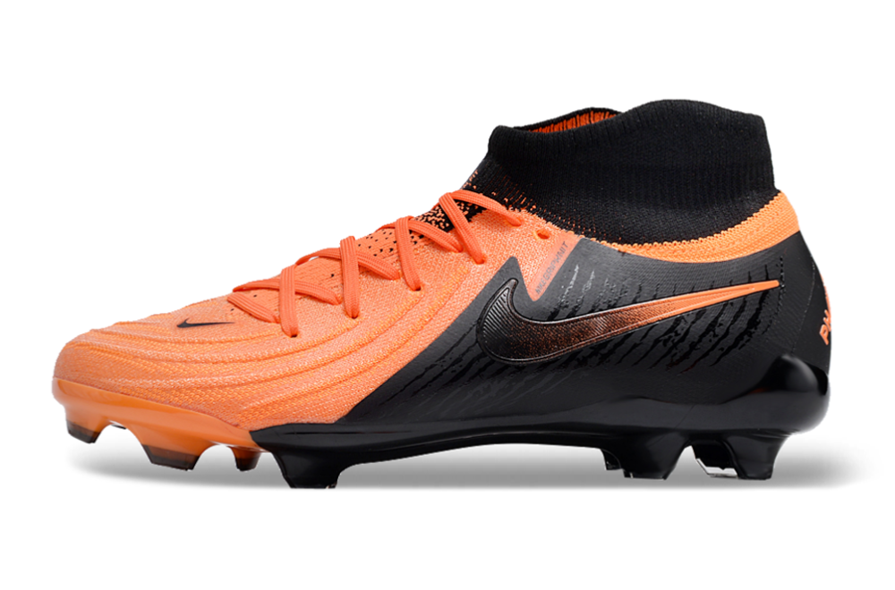 High-top waterproof full knit moon brake original sole FG football Shoes