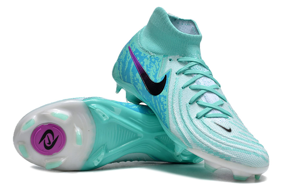 High-top waterproof full knit moon brake original sole FG football Shoes