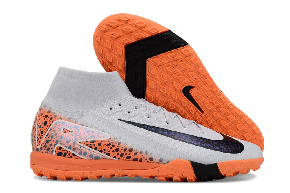 High Top MD Sole Shredded Spikes Football Shoes