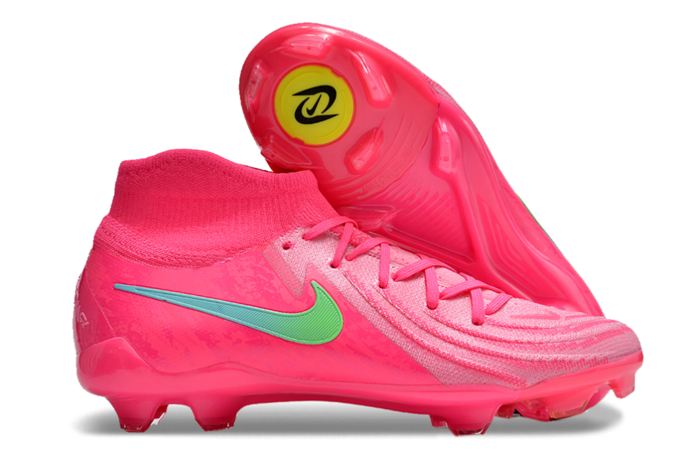 High-top waterproof full knit moon brake original sole FG football Shoes