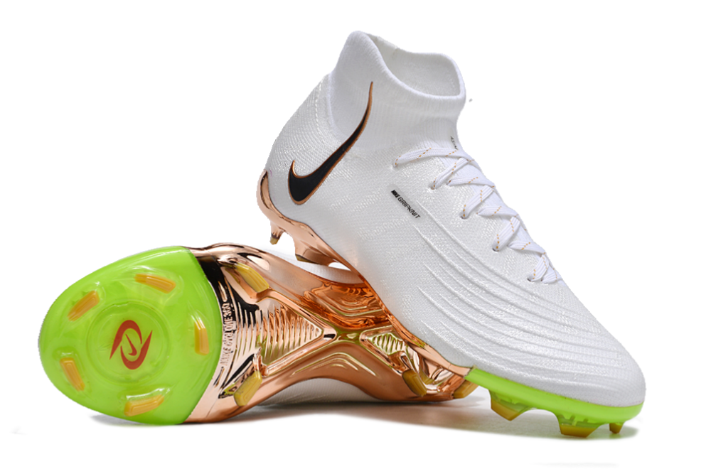 Plated Sole High Top Waterproof Full Knit Moonraker FG Football Shoes
