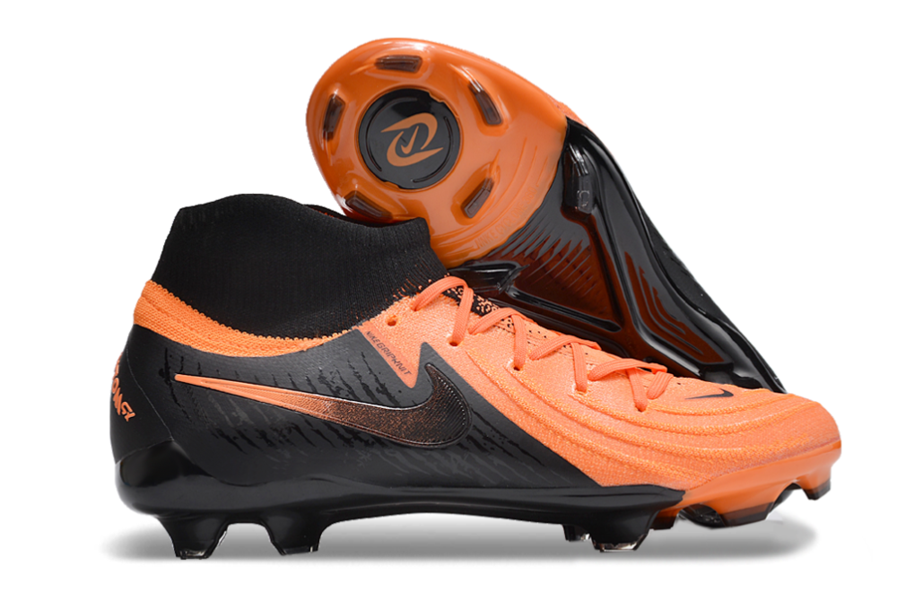 High-top waterproof full knit moon brake original sole FG football Shoes