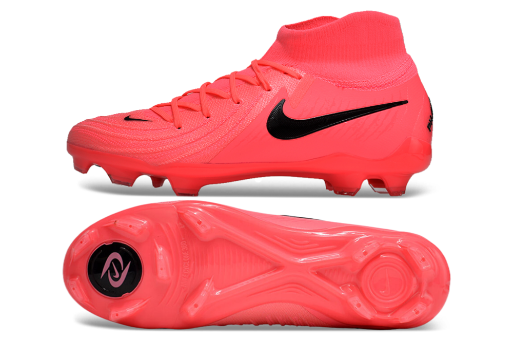 High-top waterproof full knit moon brake original sole FG football Shoes