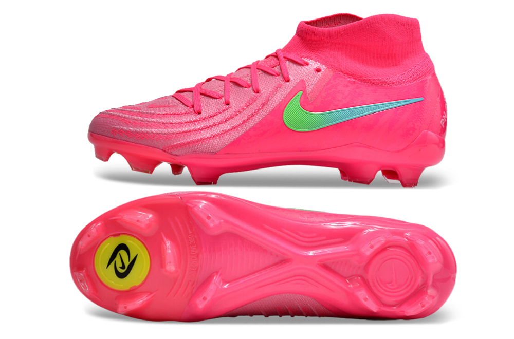 High-top waterproof full knit moon brake original sole FG football Shoes