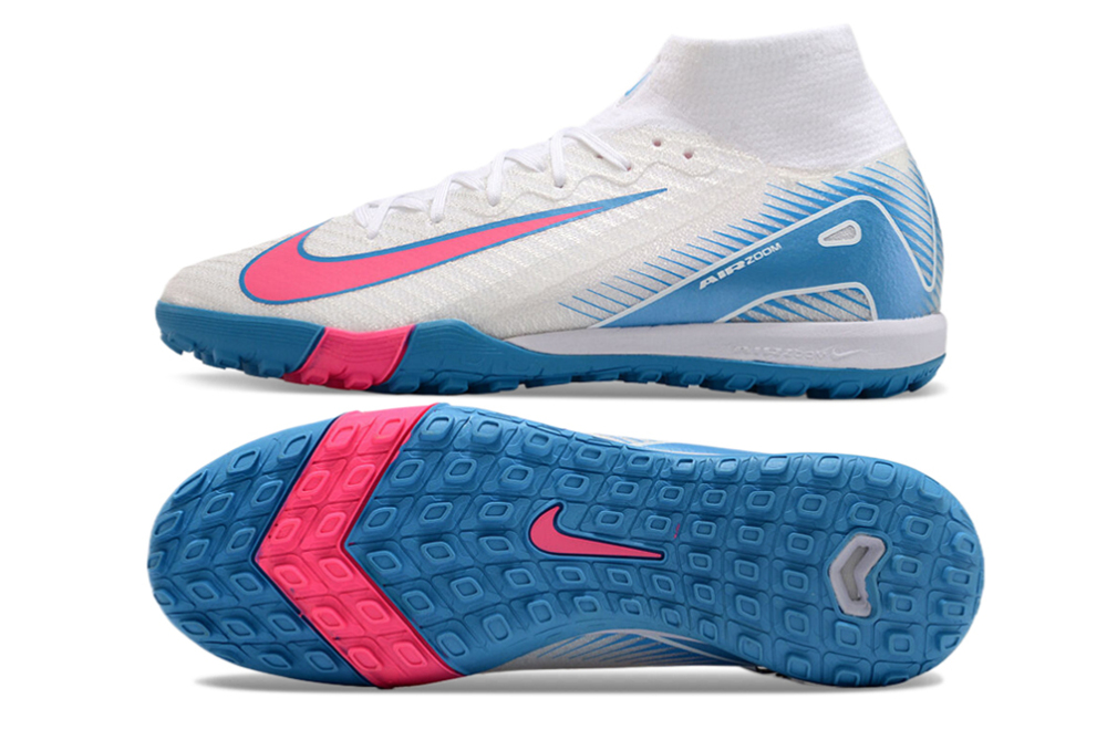 High Top MD Sole Shredded Spikes Football Shoes