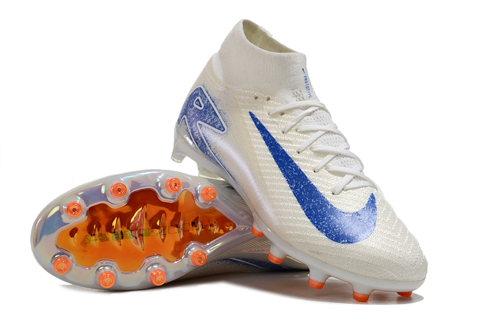 Assassins 16th Generation High Top Built-in Bonded Pack Set Full Air Cushion Waterproof Knitted FG Football Shoes