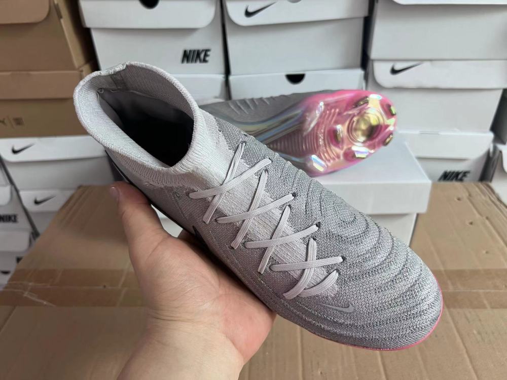 High Top Waterproof Full Knit Moonraker FG Football Shoes