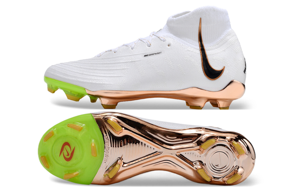 Plated Sole High Top Waterproof Full Knit Moonraker FG Football Shoes