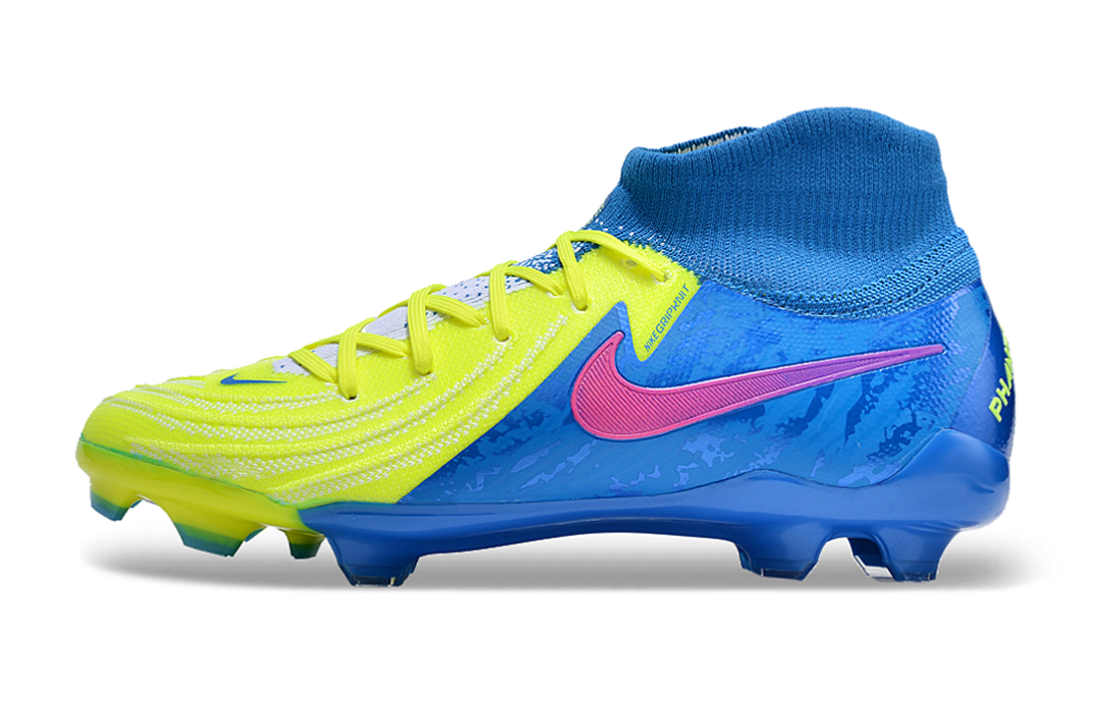 High-top waterproof full knit moon brake original sole FG football Shoes