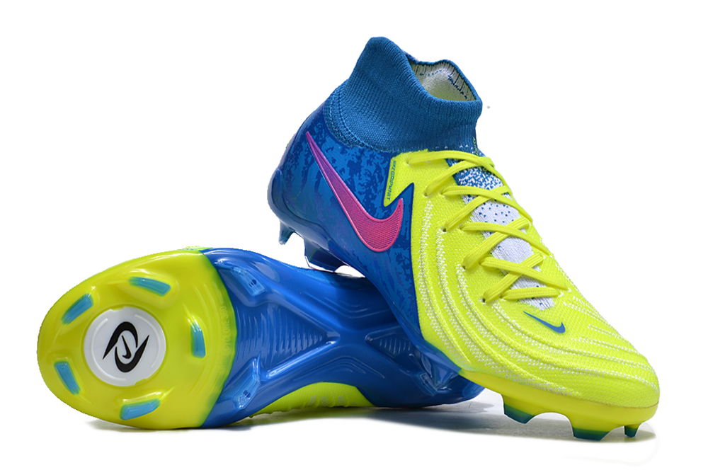 High-top waterproof full knit moon brake original sole FG football Shoes
