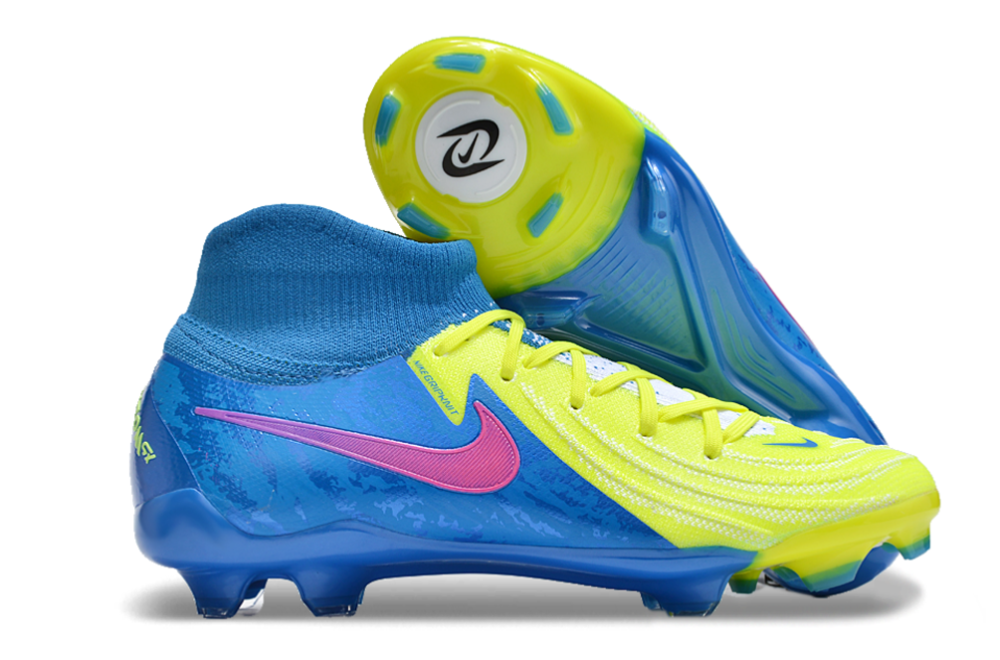 High-top waterproof full knit moon brake original sole FG football Shoes