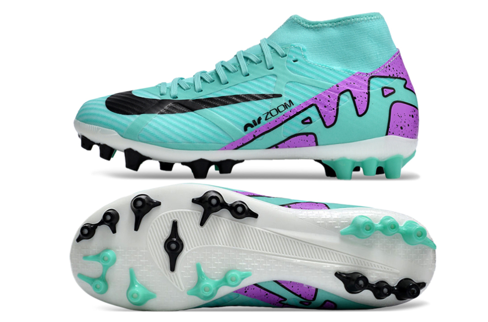 High Top Assassin XV Sockliner Waterproof AG Football Shoes