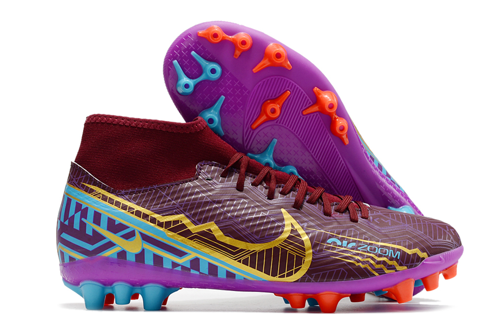 High Top Assassin XV Sockliner Waterproof AG Football Shoes