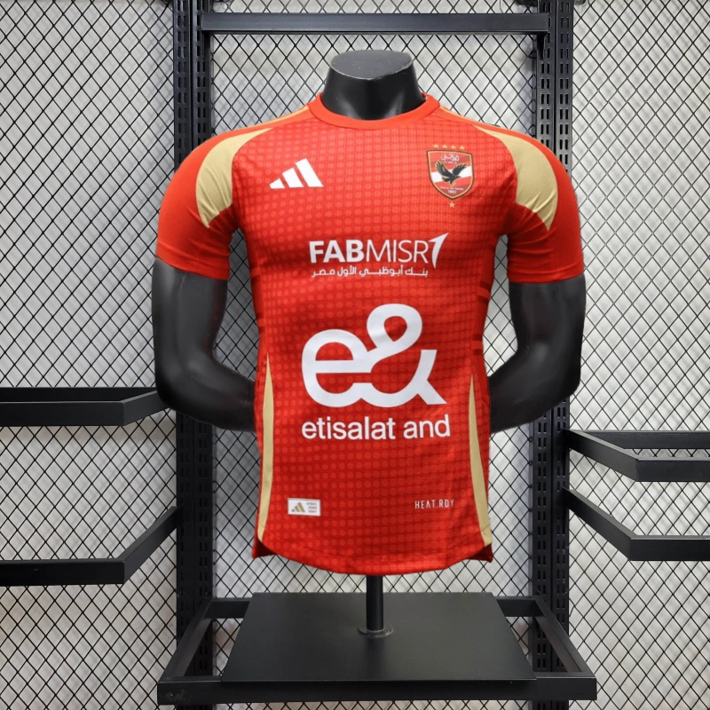 El Ahly Home player 24/25 Football team shirt jersey Sports shirt
