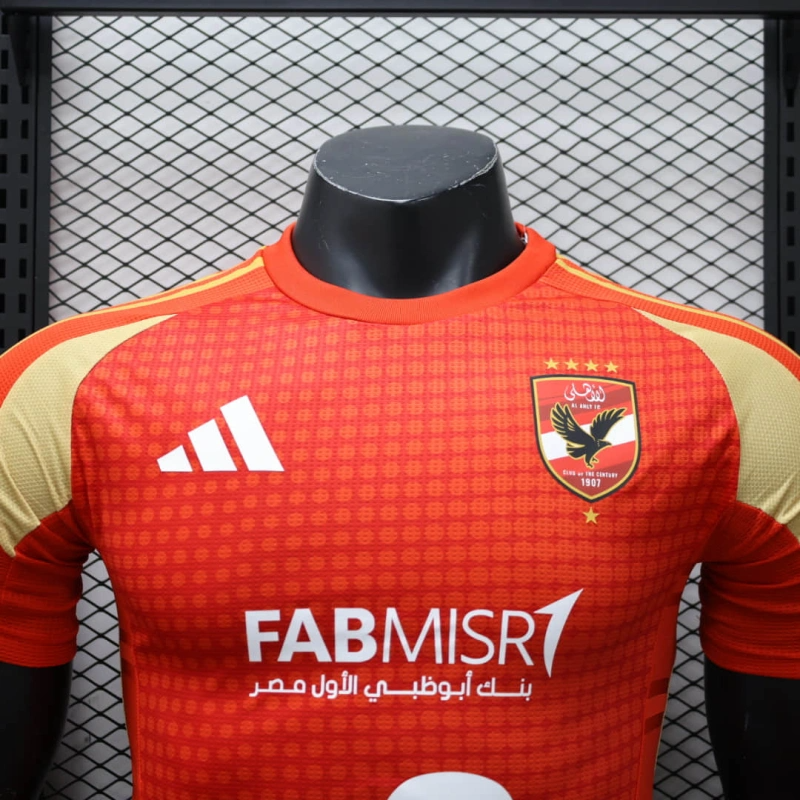 El Ahly Home player 24/25 Football team shirt jersey Sports shirt