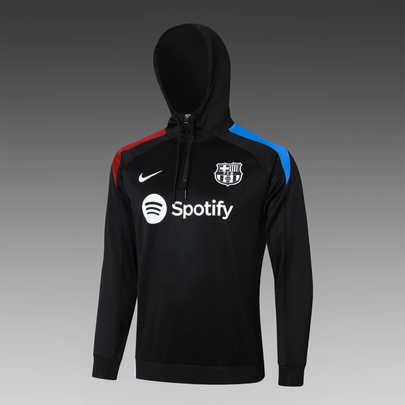 Barcelona Long-sleeved half-pull training kit 24/25 Football team shirt jersey sports shirt