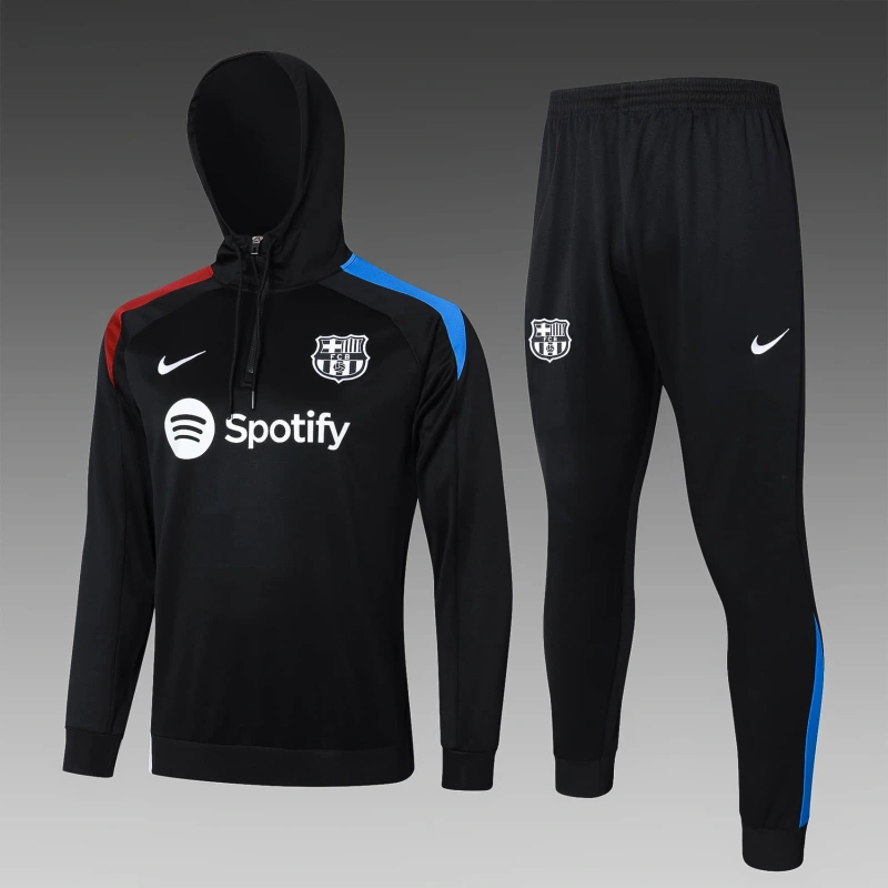 Barcelona Long-sleeved half-pull training kit 24/25 Football team shirt jersey sports shirt