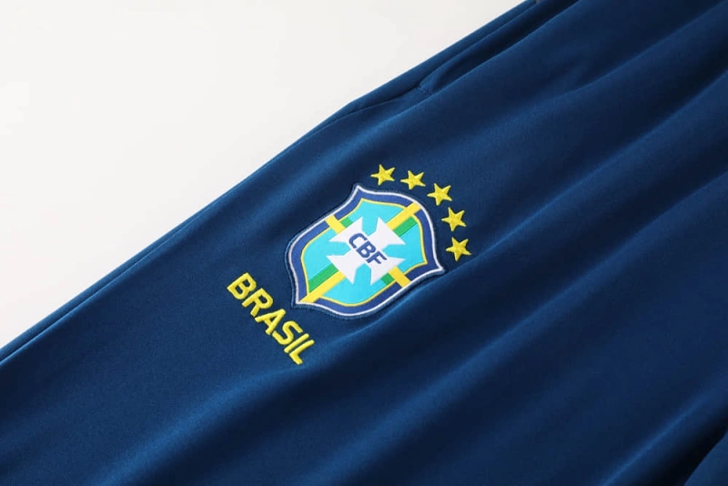 Brazil Long-sleeved half-pull training kit 24/25 Football team shirt jersey Sports shirt