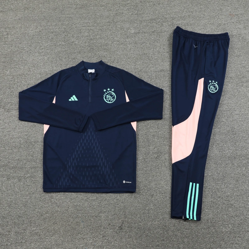 Ajax Long-sleeved half-pull training kit 24/25 Football team shirt jersey Sports shirt