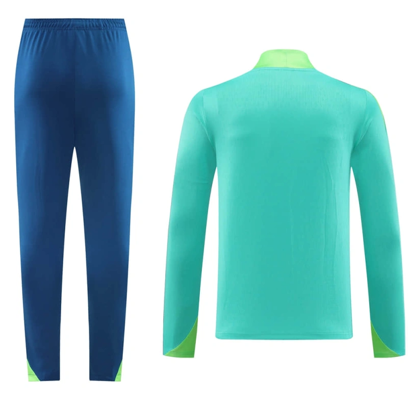 Brazil Long-sleeved half-pull training kit 24/25 Football team shirt jersey Sports shirt