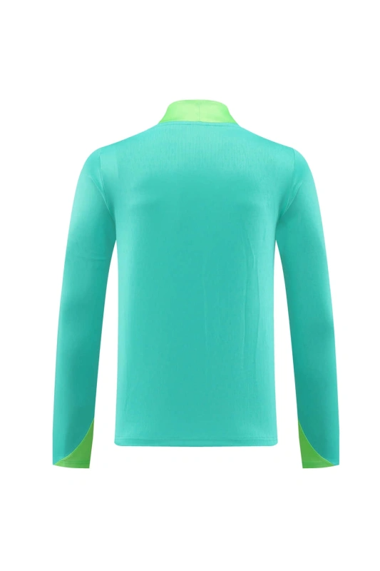 Brazil Long-sleeved half-pull training kit 24/25 Football team shirt jersey Sports shirt