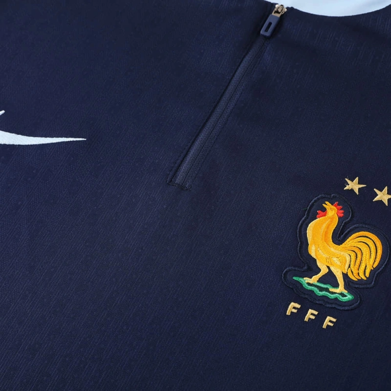 France Long-sleeved half-pull training kit 24/25 Footbal team shirt jersey Sports shirt