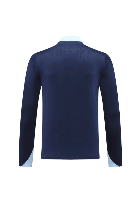France Long-sleeved half-pull training kit 24/25 Footbal team shirt jersey Sports shirt
