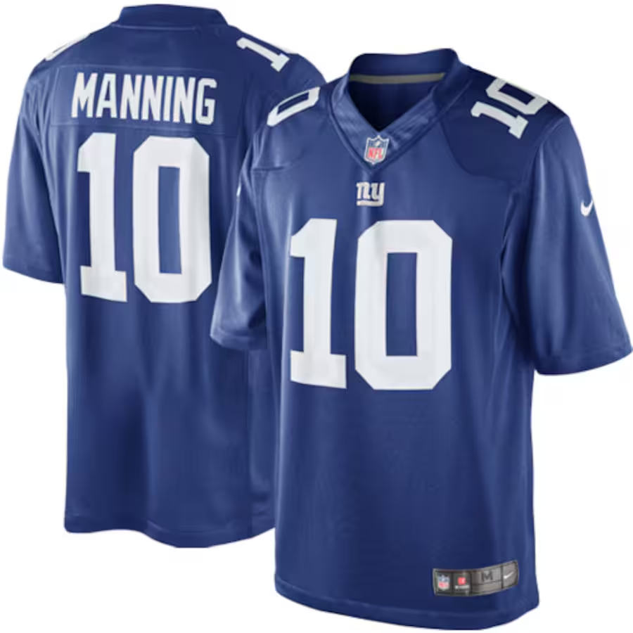 Eli Manning New York Giants Team Color Limited Jersey - Royal Blue