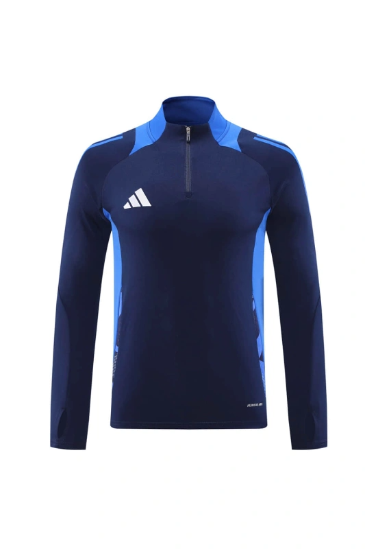 Adidas Long-sleeved half-pull training kit 24/25 Football team shirt jersey Sports shirt