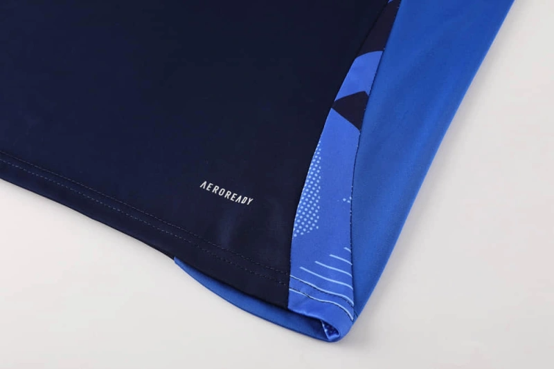 Adidas Long-sleeved half-pull training kit 24/25 Football team shirt jersey Sports shirt