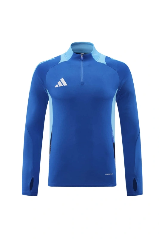 Adidas Long-sleeved half-pull training kit 24/25 Football team shirt jersey Sports shirt