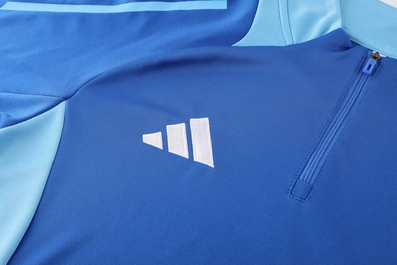 Adidas Long-sleeved half-pull training kit 24/25 Football team shirt jersey Sports shirt