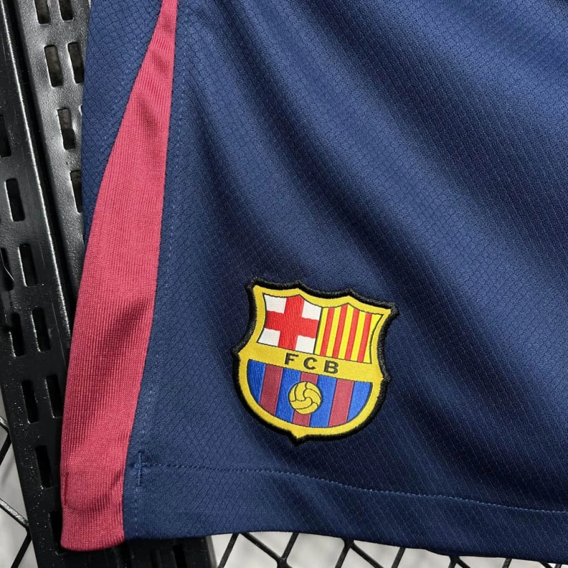 Barcelona home shorts 24 25 Football team shirt jersey