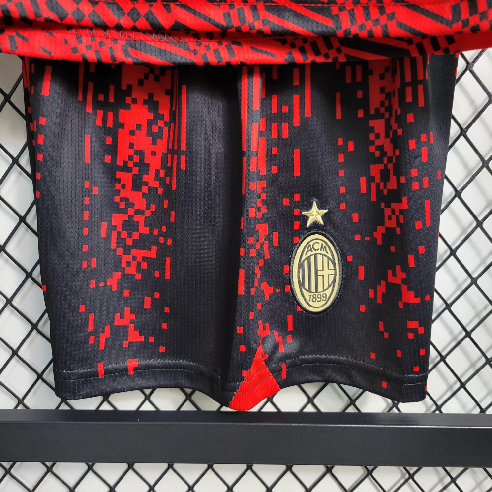 23/24 kids AC Milan 3rd away game size 16-28