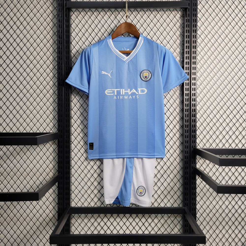 23/24 Kids Manchester City Home Size 16-28