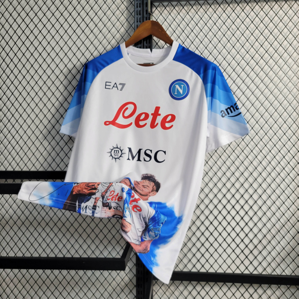 23/24 Napoli Champions Edition White Size S-XXL